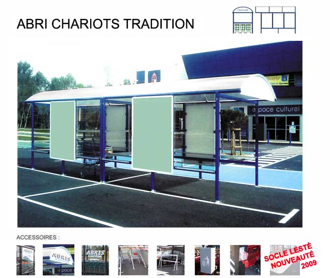 abris chariots Traditionnel